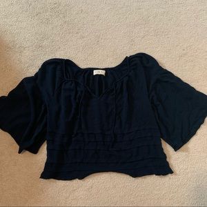 Abercrombie & Fitch navy blouse size s
